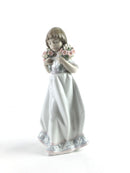 LLADRO SPRING BOUQUETS SOCIETY PIECE 1987 PORCELAIN FIGURINE  7603