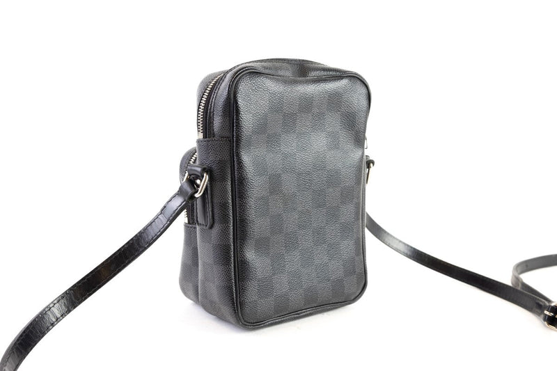 LOUIS VUITTON DAMIER GRAPHITE AMAZONE CAMERA CASE BAG