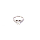 Lady's Platinum-Diamond Solitaire 1.00 CT. 585 Platinum 4.03g