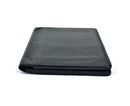 LOUIS VUITTON BLACK LEATHER BILLFOLD CLUTCH WALLET