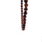 TIGER'S EYE MEN'S BEAD NECKLACE W/STERLING SILVER 24"