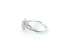 Diamond Engagement Ring 52 Diamonds .400 Carat T.W. 10K White Gold 2.85g