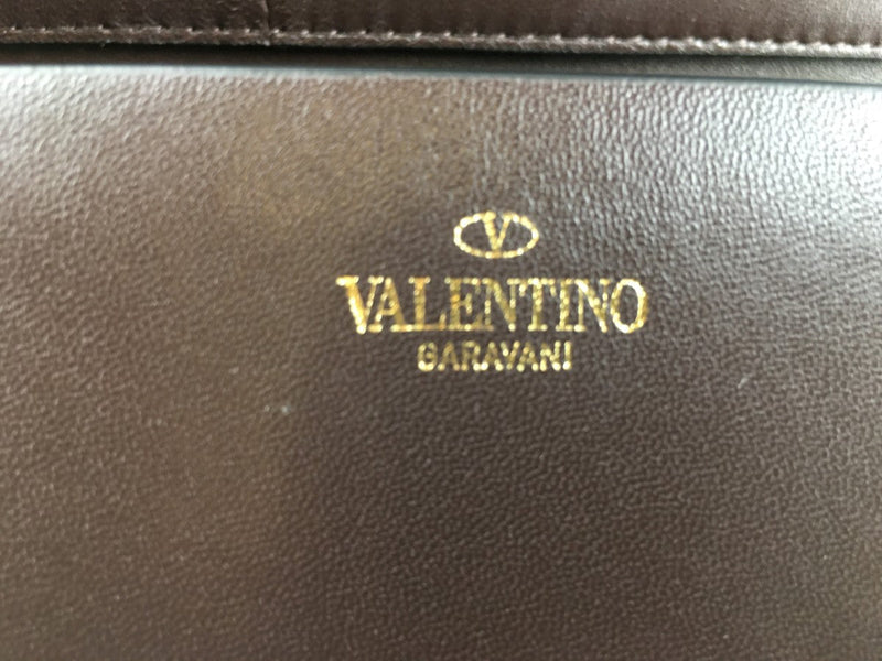 VALENTINO SMALL ATELIER ROSE LEATHER SHOULDER BAG