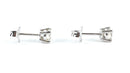 Diamond Earrings 2 Diamonds .62 Carat T.W. 14K White Gold 0.77g