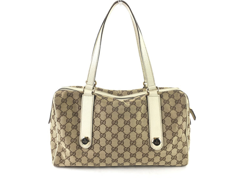 GUCCI 154180 CANVAS MONOGRAM BAG