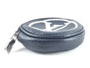 LOUIS VUITTON ROUND BAG CHARM & KEY HOLDER POUCH BLUE