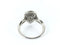 Lady's Diamond Engagement Ring 75 Diamonds .85 Carat T.W. 10K White Gold 2.99g