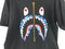 A BATHING APE STAR SHARK ZIP PRINT TEE