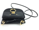 CHLOE MINI TESS LEATHER CROSSBODY BAG BLACK