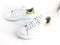 Alexander McQueen Men's Oversized Sneakers White/Gold SZ 44 (US 11) (LZX) 1525