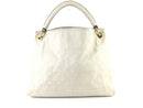 LOUIS VUITTON MONOGRAM EMPREINTE ARTSY MM SHOULDER BAG CREAM