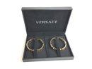 VERSACE MEDUSA GRECA HOOP EARRINGS