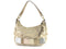 COACH F19283 SIGNATURE STRIPE MULTI-STRIPE DEMI,MEATLLIC, CANVAS, SHOULDER BAG,