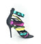 GIUSEPPE ZANOTTI GLADIATOR MORTISIA MULTICOLOR HEELS