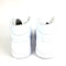 NIKE JORDAN 1 MID TRIPLE WHITE SNEAKERS SIZE 9.5