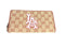 GUCCI GG CANVAS X LA ANGELS MLB ZIPPY WALLET RED/BEIGE