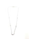 Station Diamond Necklace 10 Diamonds .50 Carat T.W. 14K White Gold 4.21g