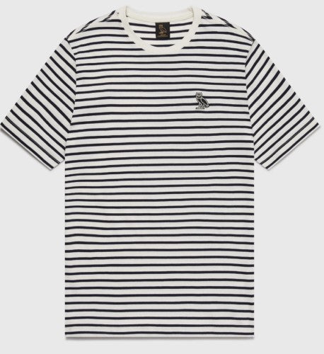 OCTOBER'S VERY OWN BLACK & WHITE STRIPE T-SHIRT SIZE 3XL