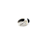 David Yurman Black Onyx Sterling 18kt Ring 8.92g