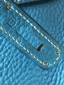 HERMÈS BIRKIN BAG 35CM BLUE JEAN TOGO PALLADIUM HARDWARE