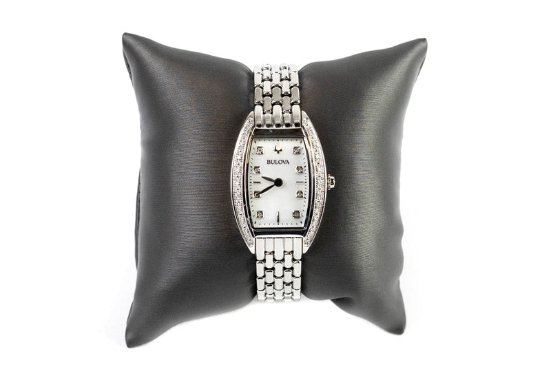 BULOVA 96R244 SS QUARTZ DIAMOND