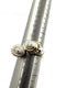 Silver 14kt Diamond Ring 10 Diamonds .10 Carat T.W. 925 Silver 6.42g