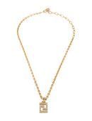 VERSACE CRYSTAL GRECA NECKLACE