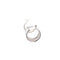 Gold Earrings 14K White Gold 6.5g