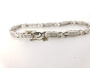 Gold-Diamond Bracelet 270 Diamonds 5.40 Carat T.W. 14K White Gold 14.58g