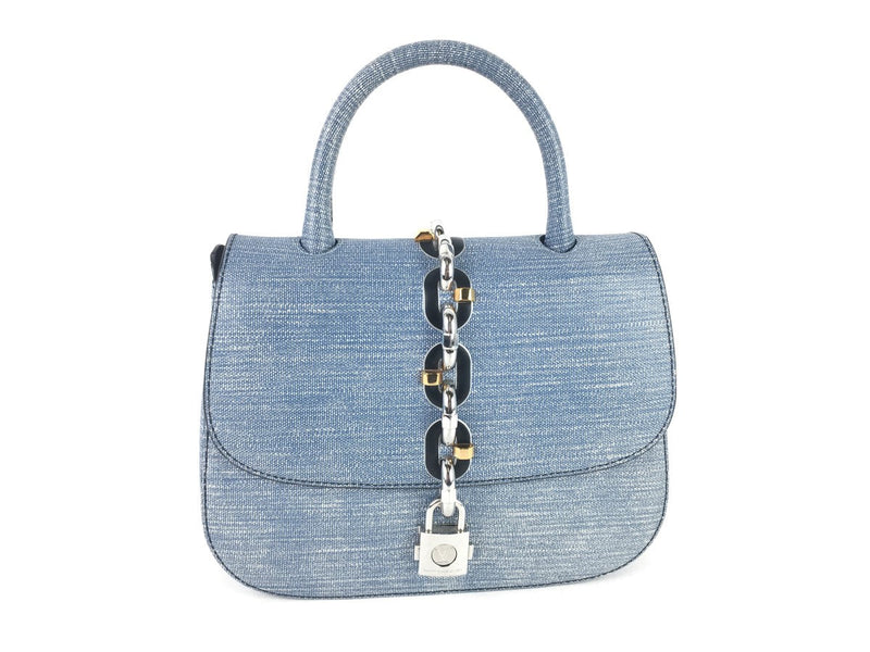 LOUIS VUITTON CHAIN IT DENIM PM SHOULDER BAG