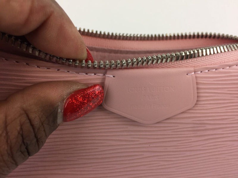 LOUIS VUITTON ROSE BALLERINE EASY POUCH ON STRAP