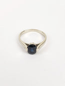 Sapphire Ring 14K White Gold 3.19g