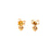 GOLD HEART DANGLE EARRINGS 1.71G 14K-Y/G