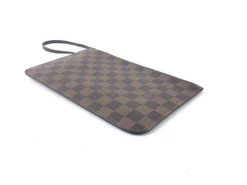 LOUIS VUITTON DAMIER EBENE NEVERFULL MM GM POUCH