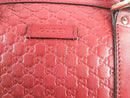 GUCCI MICROGUCCISSIMA MEDIUM JOY BOSTON SATCHEL RED