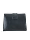 SALVATORE FERRAGAMO VINTAGE LEATHER TRIFOLD WALLET BLACK