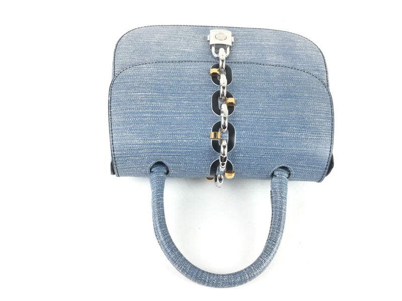 LOUIS VUITTON CHAIN IT DENIM PM SHOULDER BAG