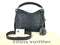 LOUIS VUITTON PERFORATED MAHINA LEATHER BEAUBOUGE HOBO MM BLACK