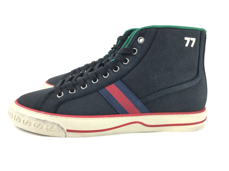 GUCCI CANVAS MENS 1977  HIGH TOP SNEAKERS