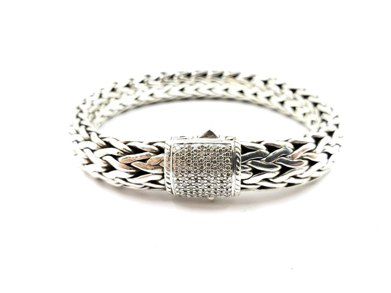 John Hardy Silver-124 Diamonds 1.24 Carat T.W. 925 Silver