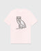 OCTOBER'S VERY OWN METALLIC OWL T-SHIRT PINK