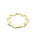 Gold Charm Bracelet 14K Yellow Gold 10.77g