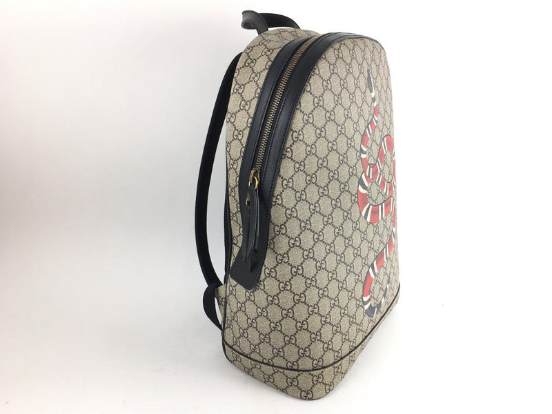 GUCCI SUPREME MONOGRAM KINGSNAKE DOME BACKPACK