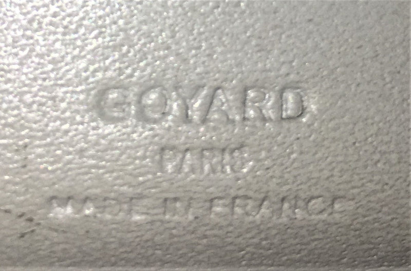 GOYARD FLORENTIN WHITE BIFOLD WALLET