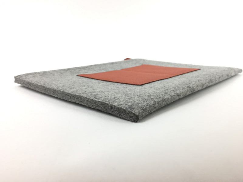 HERMÈS WOOL FELT CLUTCH HANDBAG