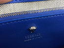 GIANNI VERSACE PALAZZO EMPIRE MEDIUM BAG, BLUE, LEATHER, HANDBAG, NO BOX OR DUST