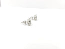 Diamond Earrings 100 Diamonds 1.00 Carat T.W. 10K White Gold 3.21g