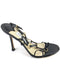 JIMMY CHOO HELIUM PATENT STRAPPY GOLD RING CAGED HEELS