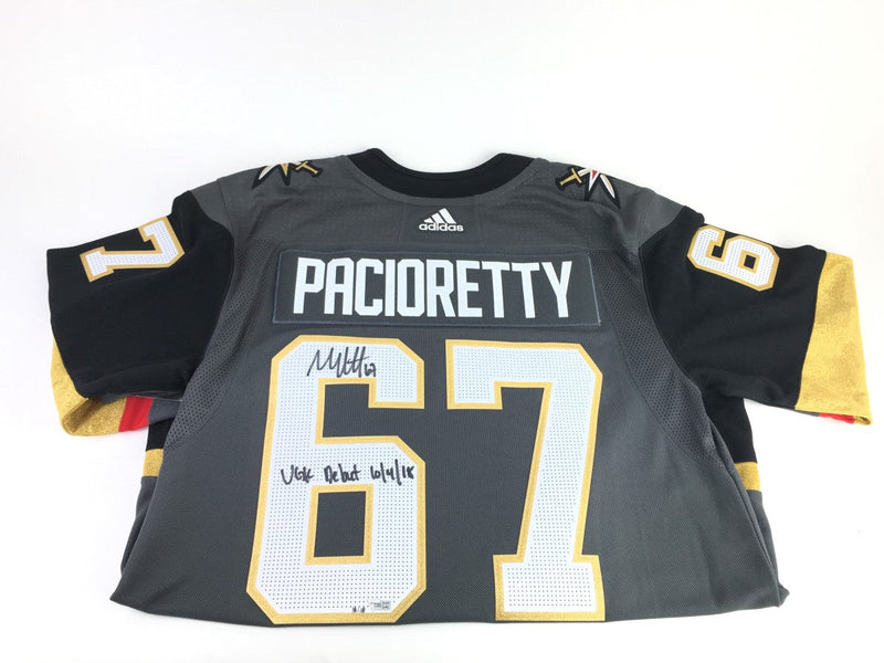 VEGAS GOLDEN KNIGHTS PACIORETTY SIGNED SWEATER