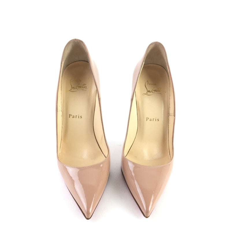 CHRISTIAN LOUBOUTIN SO KATE 120 PATENT NUDE